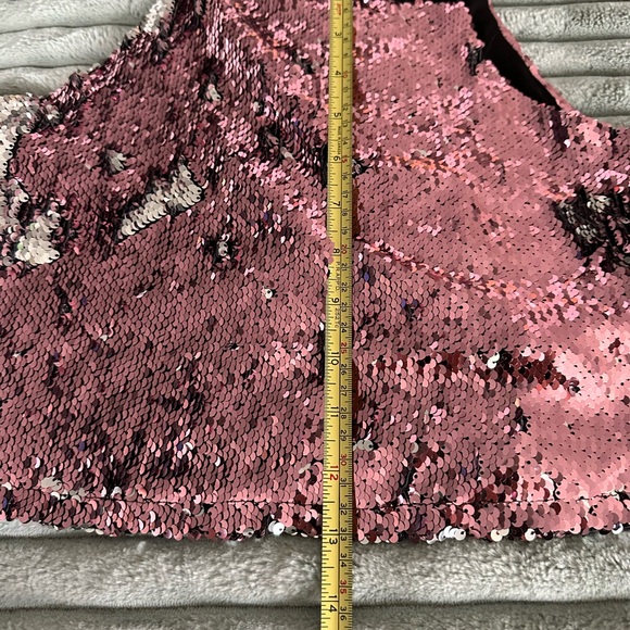 Small 2 way sequined crop top - Picture 2 of 5